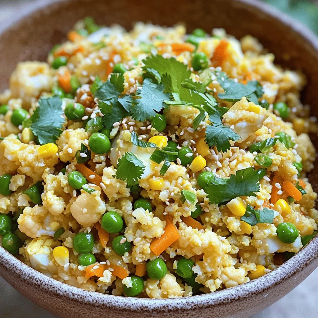 Cauliflower Fried Rice Flavorful and Simple Meal