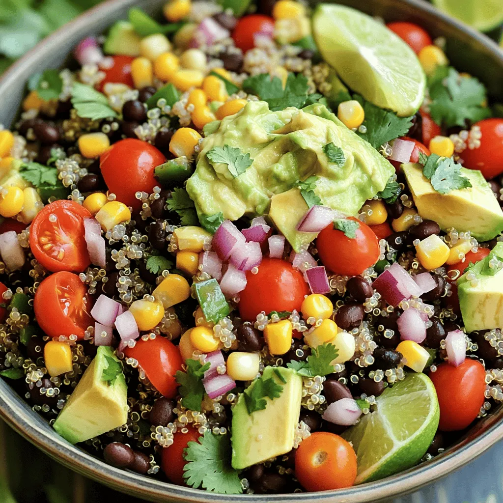 Flavorful Tex-Mex Quinoa Salad Fresh and Healthy Dish