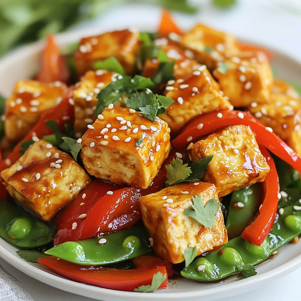 Spicy Sriracha Tofu Stir-Fry Flavorful and Quick Meal