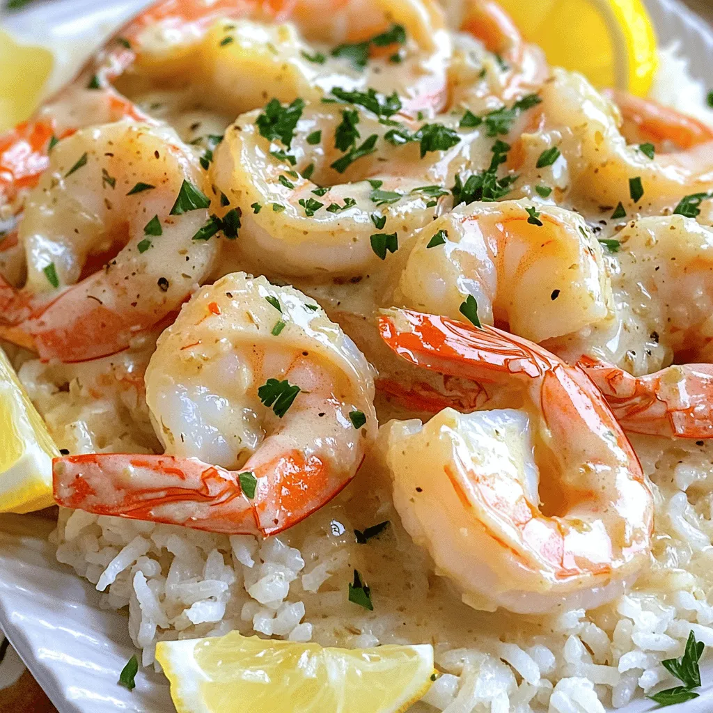 Easy Creamy Garlic Shrimp Flavorful and Quick Meal