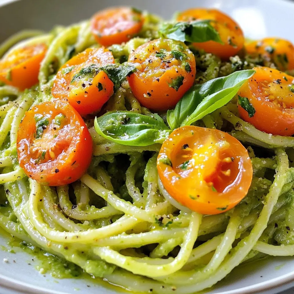 Creamy Avocado Pasta Simple and Flavorful Dish