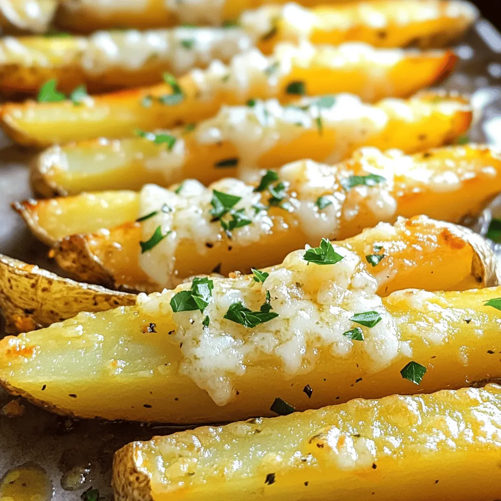 Baked Garlic Parmesan Fries Crispy and Flavorful Snack