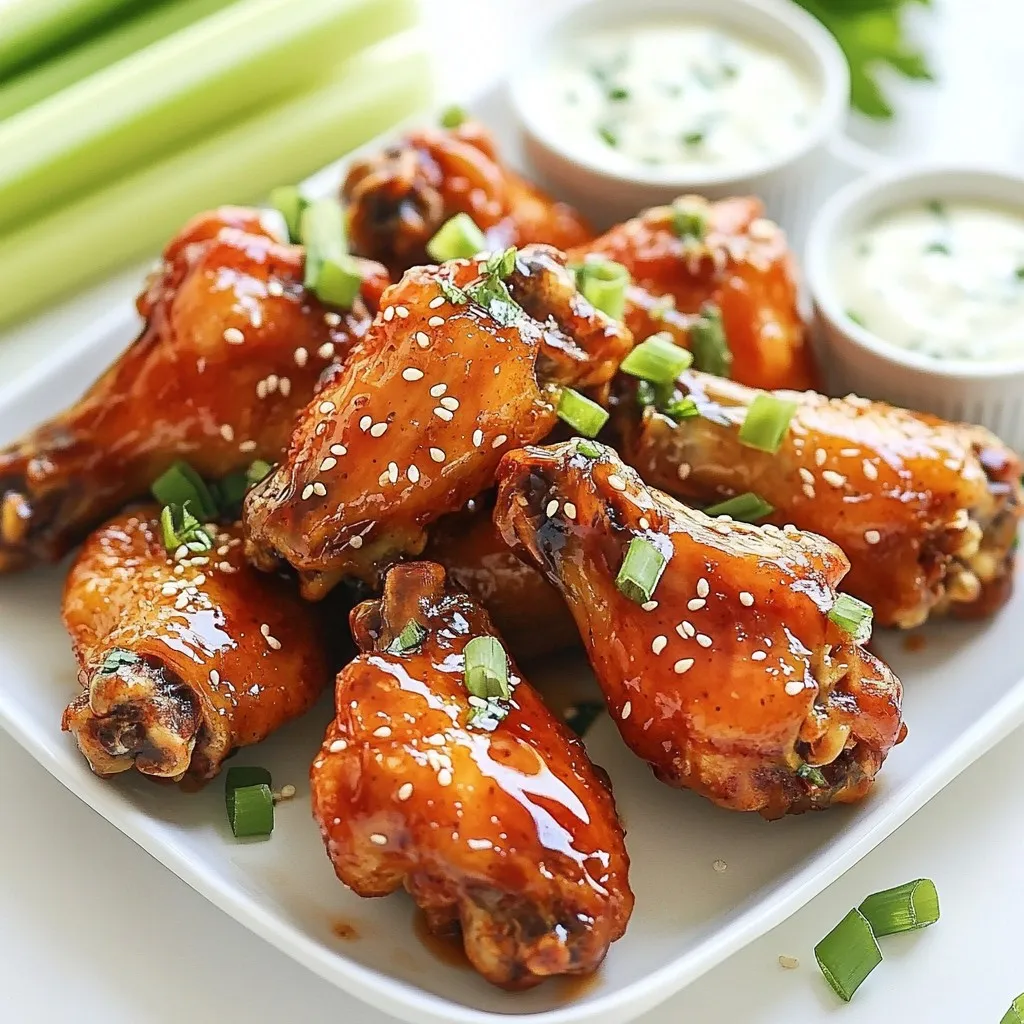 Sriracha Honey Chicken Wings Bold Flavor Delight