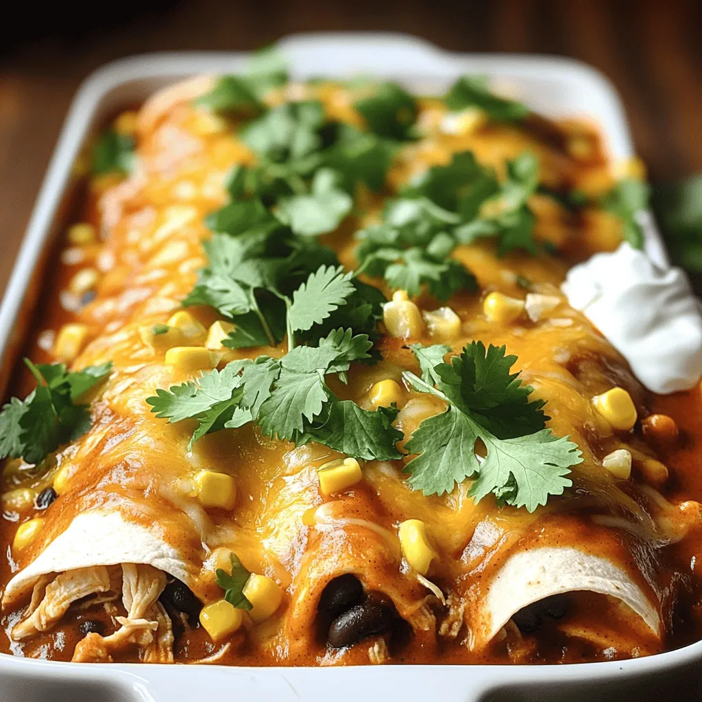 Easy Chicken Enchiladas Flavorful and Simple Recipe