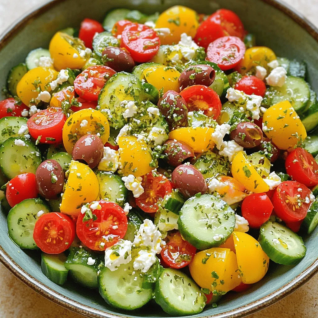 Chopped Greek Salad Fresh and Flavorful Delight