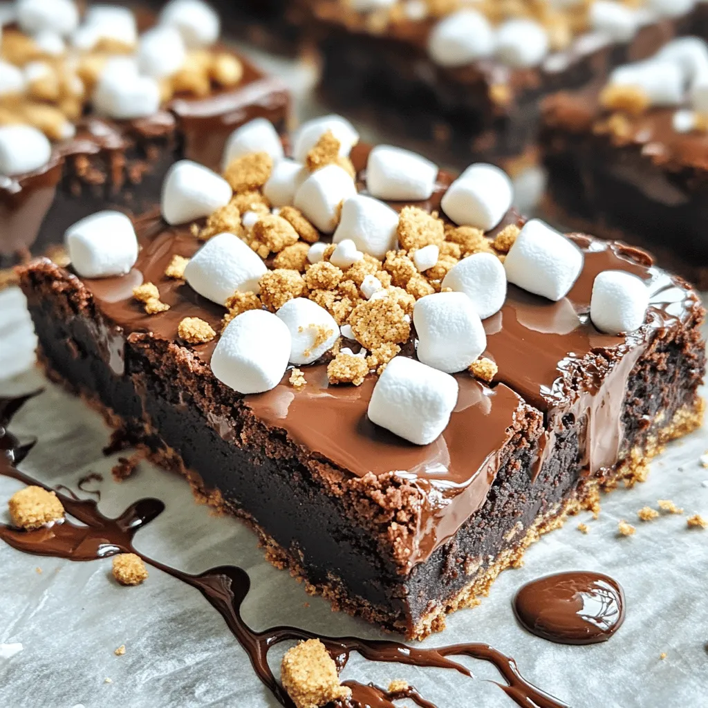 S&#8217;mores Brownie Bars Irresistible Chocolate Delight