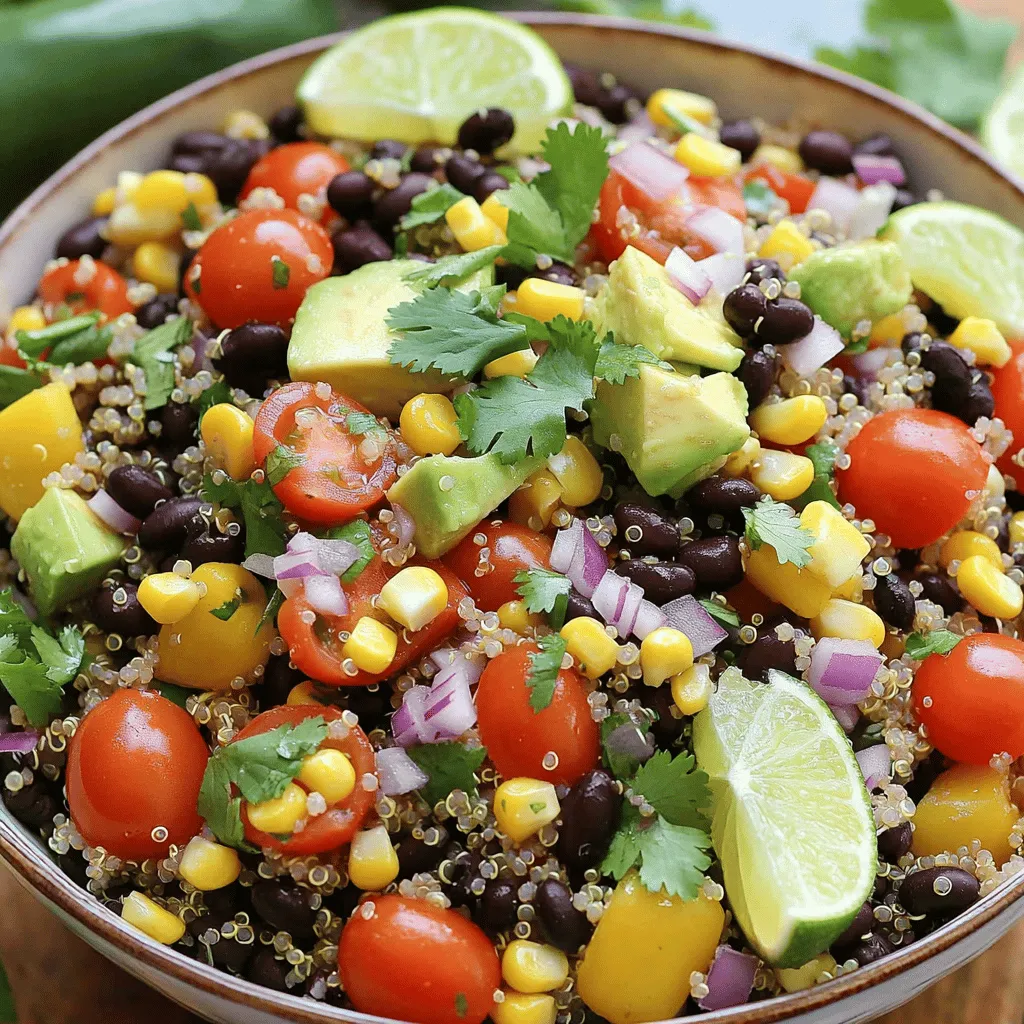 Tex Mex Quinoa Salad Flavorsome and Easy Recipe