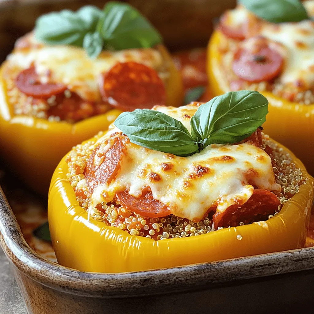 Pepperoni Pizza Stuffed Peppers Flavorful and Fun Dish