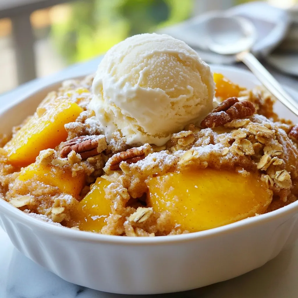 Peach Cobbler Dump Cake Simple and Delicious Dessert
