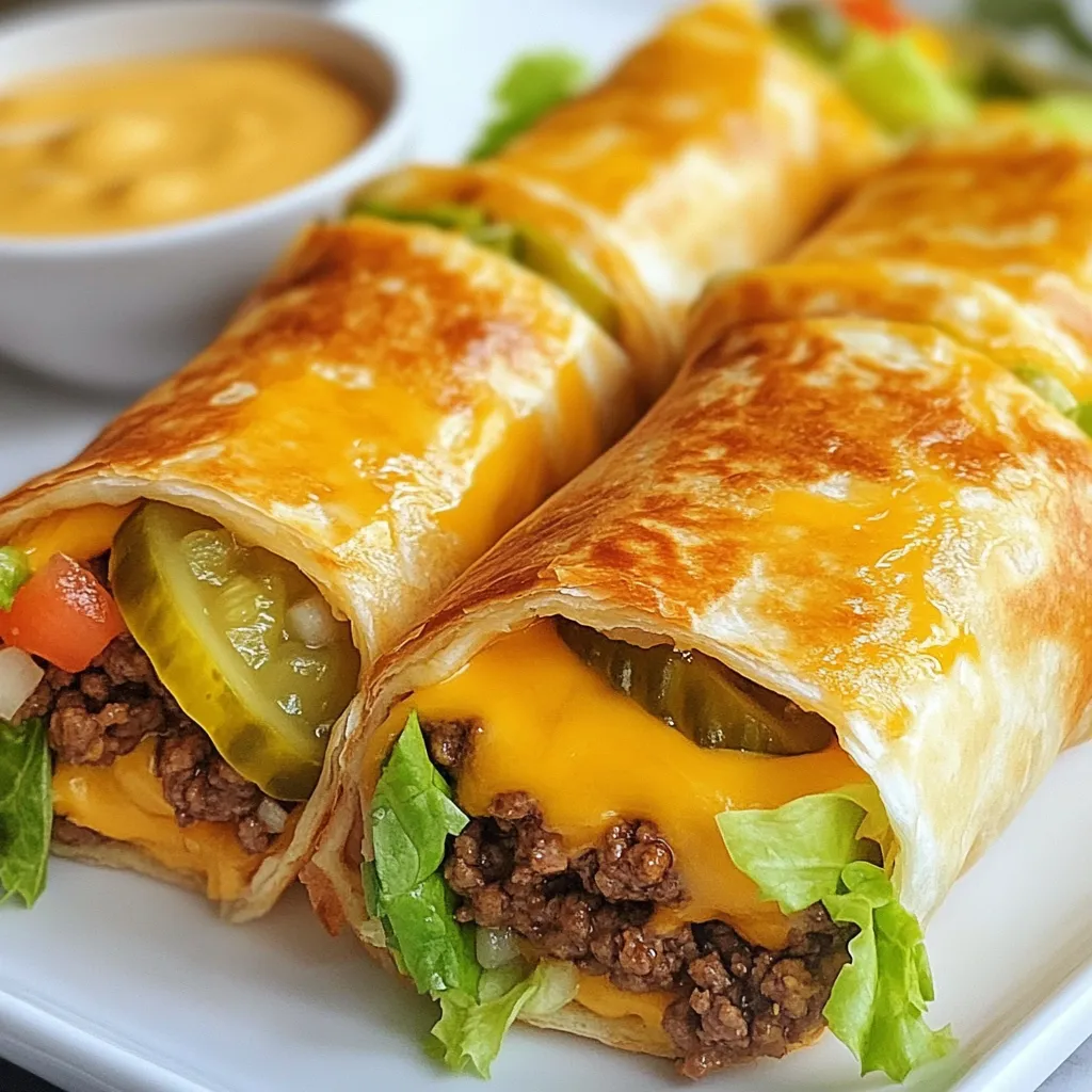 Cheeseburger Wrap Hack Tasty and Easy Meal Idea