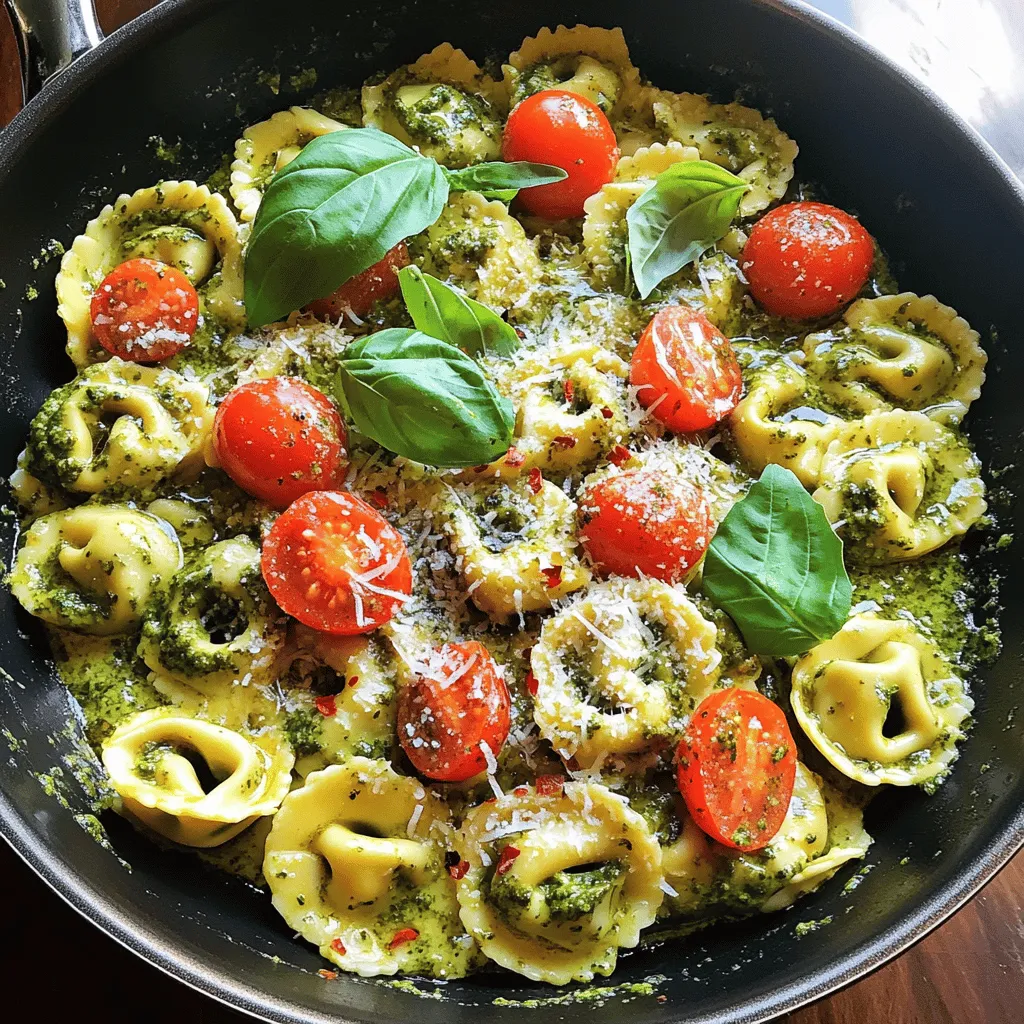 Creamy Pesto Tortellini Delightful and Simple Recipe