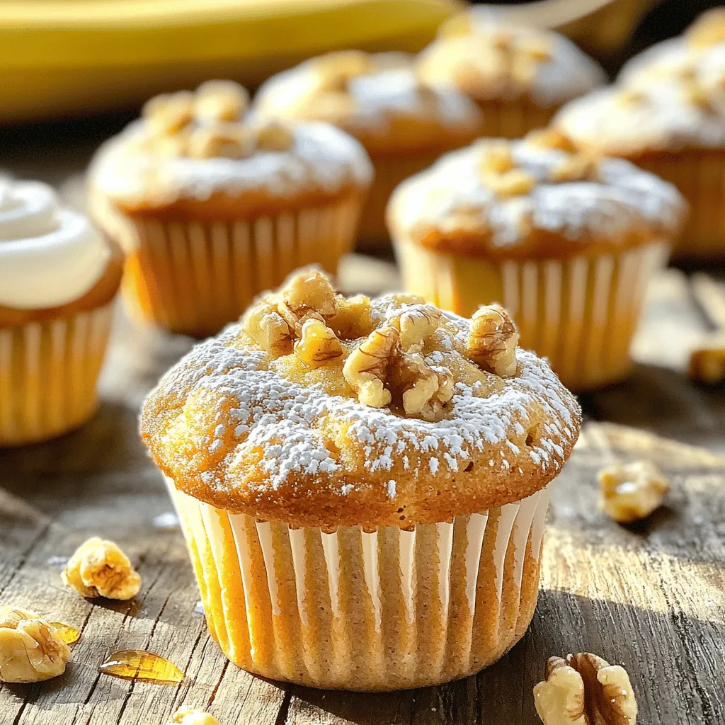 Savory Banana Nut Muffins Easy and Quick Recipe