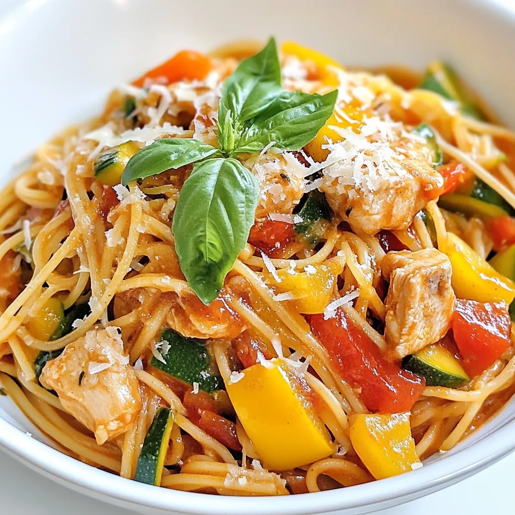 Chicken One-Pot Spaghetti Easy and Tasty Dinner Dish