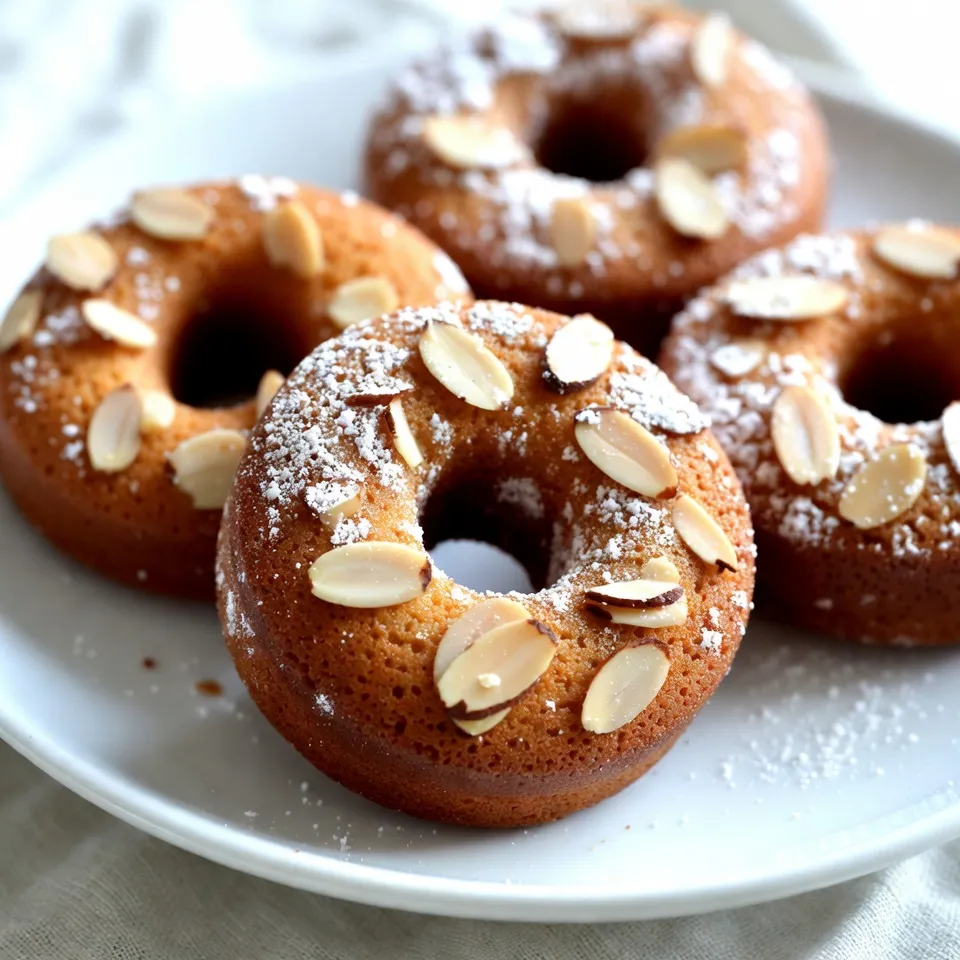 Vanilla Almond Cake Donuts Fresh and Delightful Snack