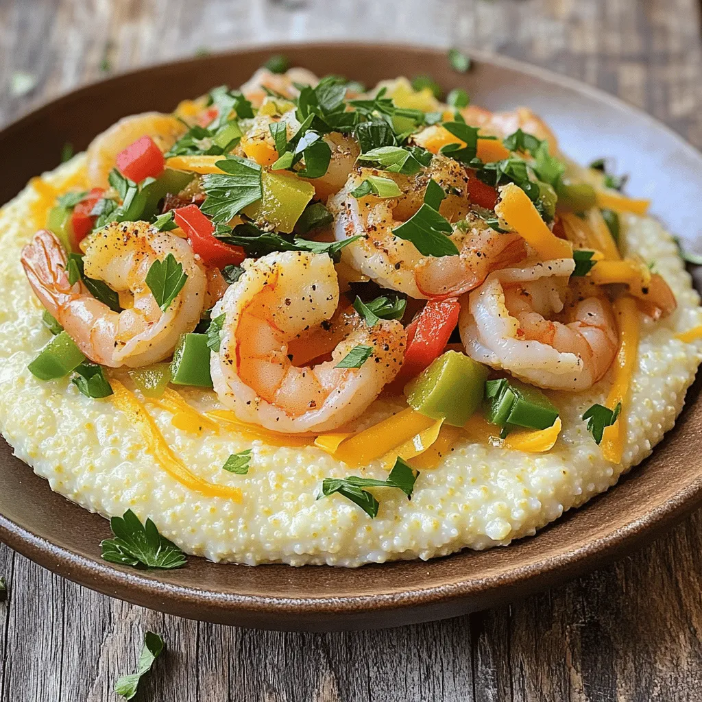Zesty Shrimp and Grits Flavorful Comfort Food Dish
