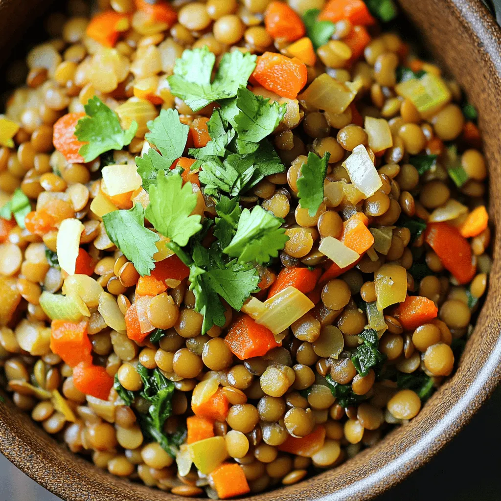 Moroccan Instant Pot Lentils Flavorful and Easy Dish