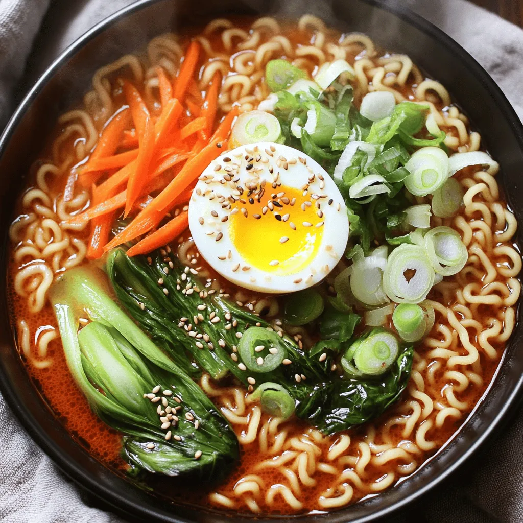 Spicy Ramen Noodles Bold and Flavorful Dish