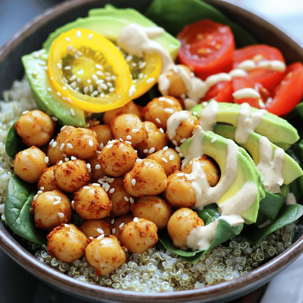 Crispy Chickpea Buddha Bowl Healthy and Tasty Meal