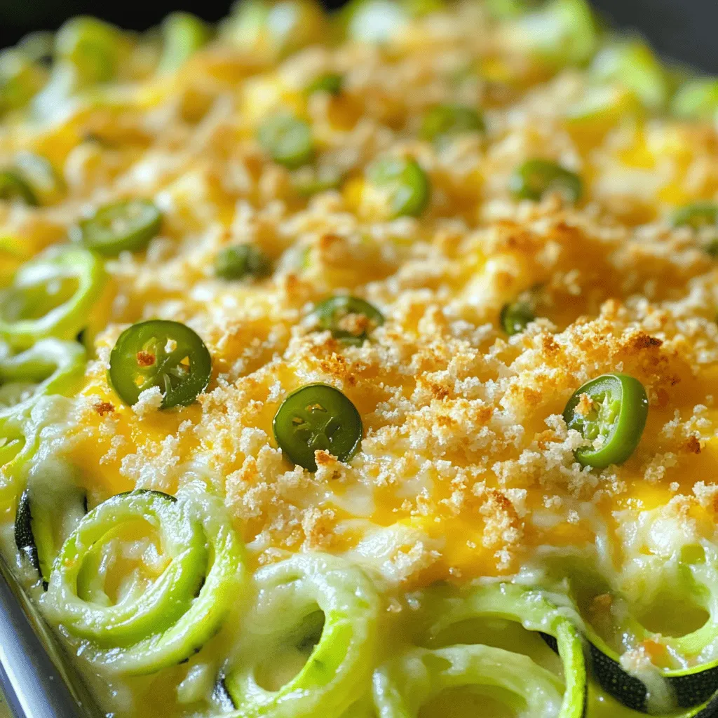 Cheesy Jalapeno Zucchini Bake Festive and Flavorful Dish