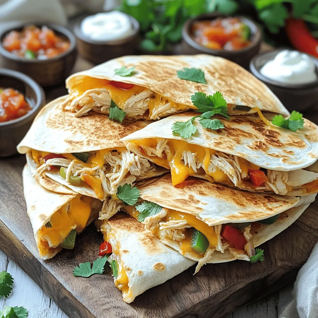 Easy Chicken Quesadillas Flavored and Simple Recipe