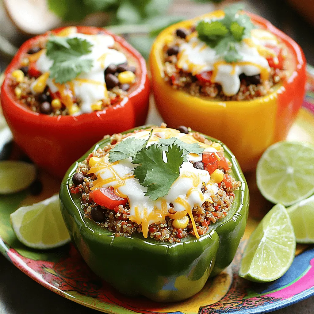 Stuffed Bell Peppers with Ground Turkey Flavor Burst