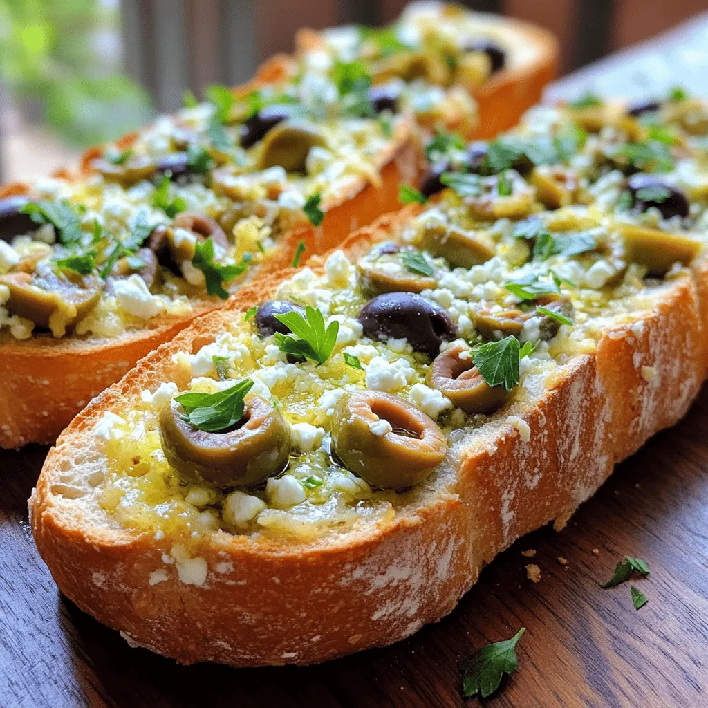 Olive Cheese Bread Appetizer Simple and Tasty Delight