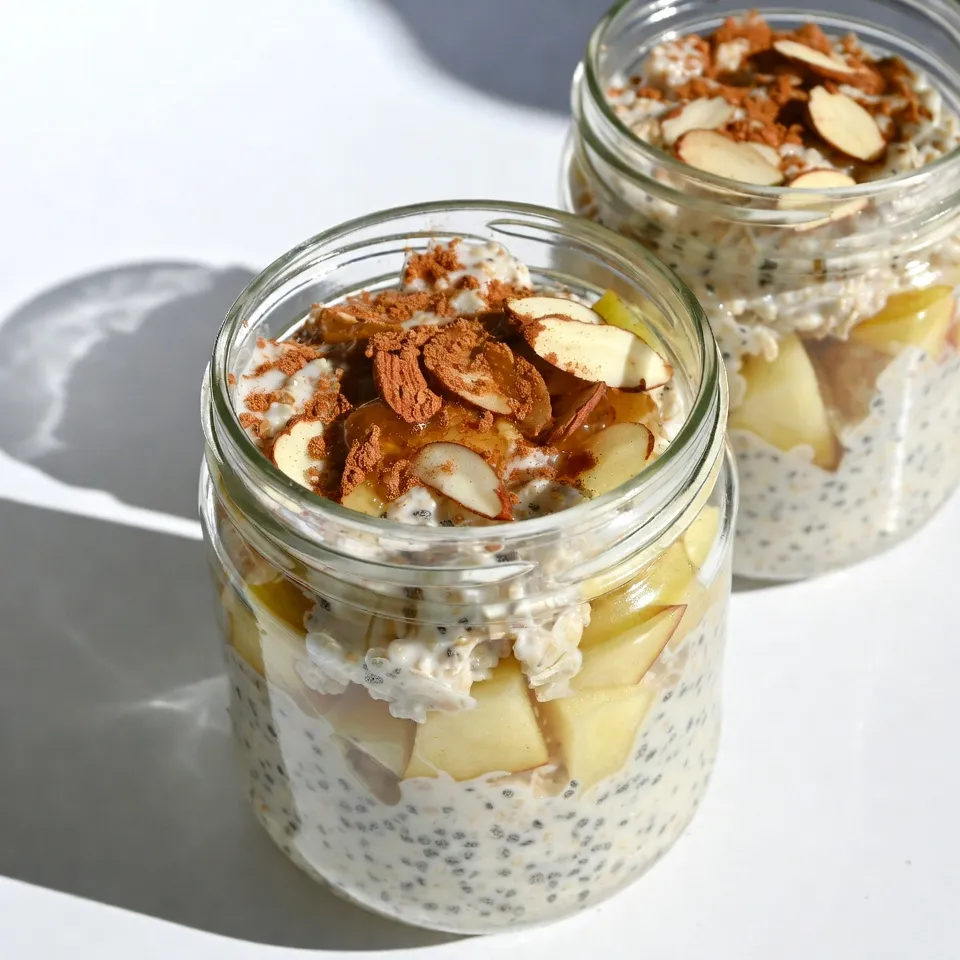 Apple Cinnamon Overnight Oats Nourishing and Simple