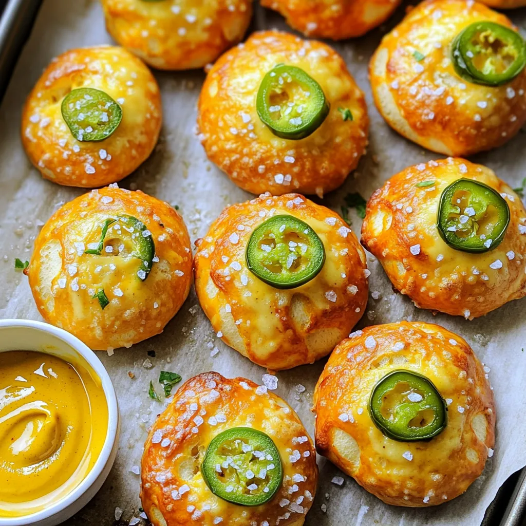 Air Fryer Jalapeño Cheddar Pretzel Bites Delight