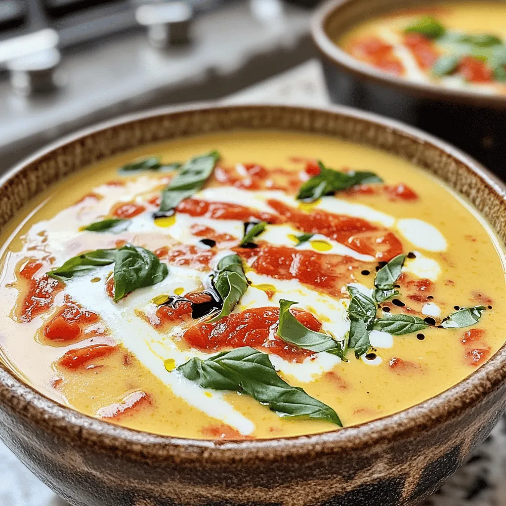 Creamy Tomato Basil Soup Flavorful and Simple Recipe