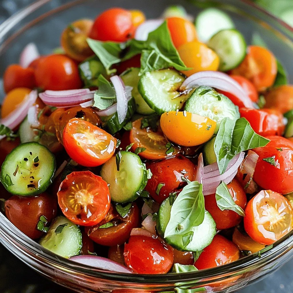 Easy Marinated Tomato Salad Fresh and Flavorful Side