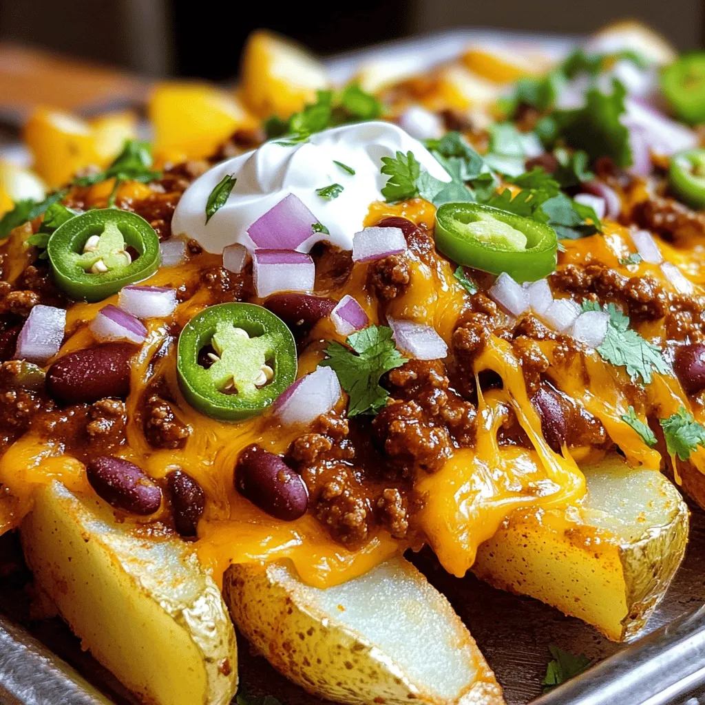 Homemade Chili Cheese Fries Tasty and Satisfying Snack