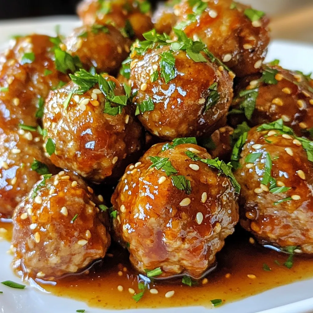 Honey Garlic Glazed Meatballs Simple and Tasty Dish