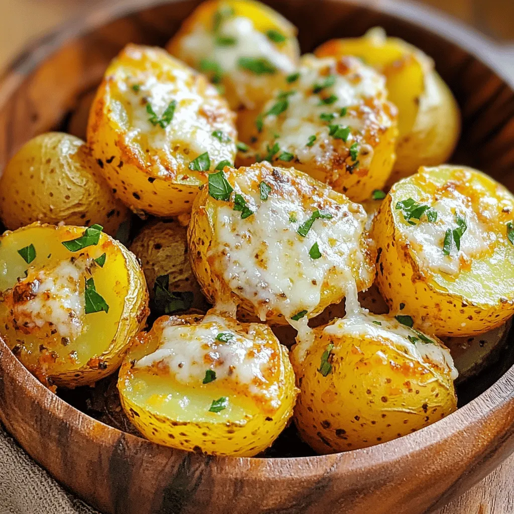 Crispy Garlic Parmesan Potatoes Easy and Flavorful Dish