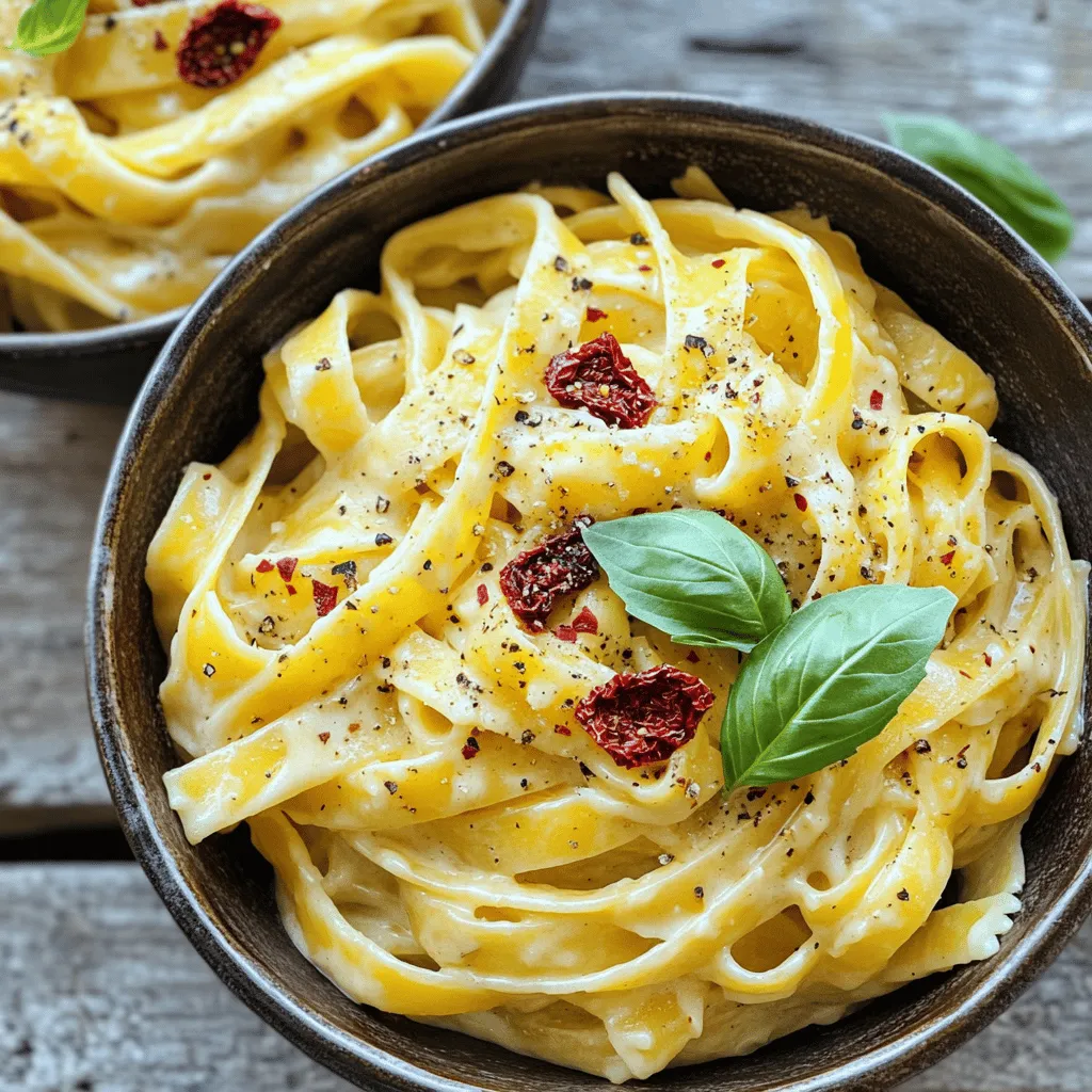 Creamy Sun-Dried Tomato Pasta Rich and Flavorful Dish