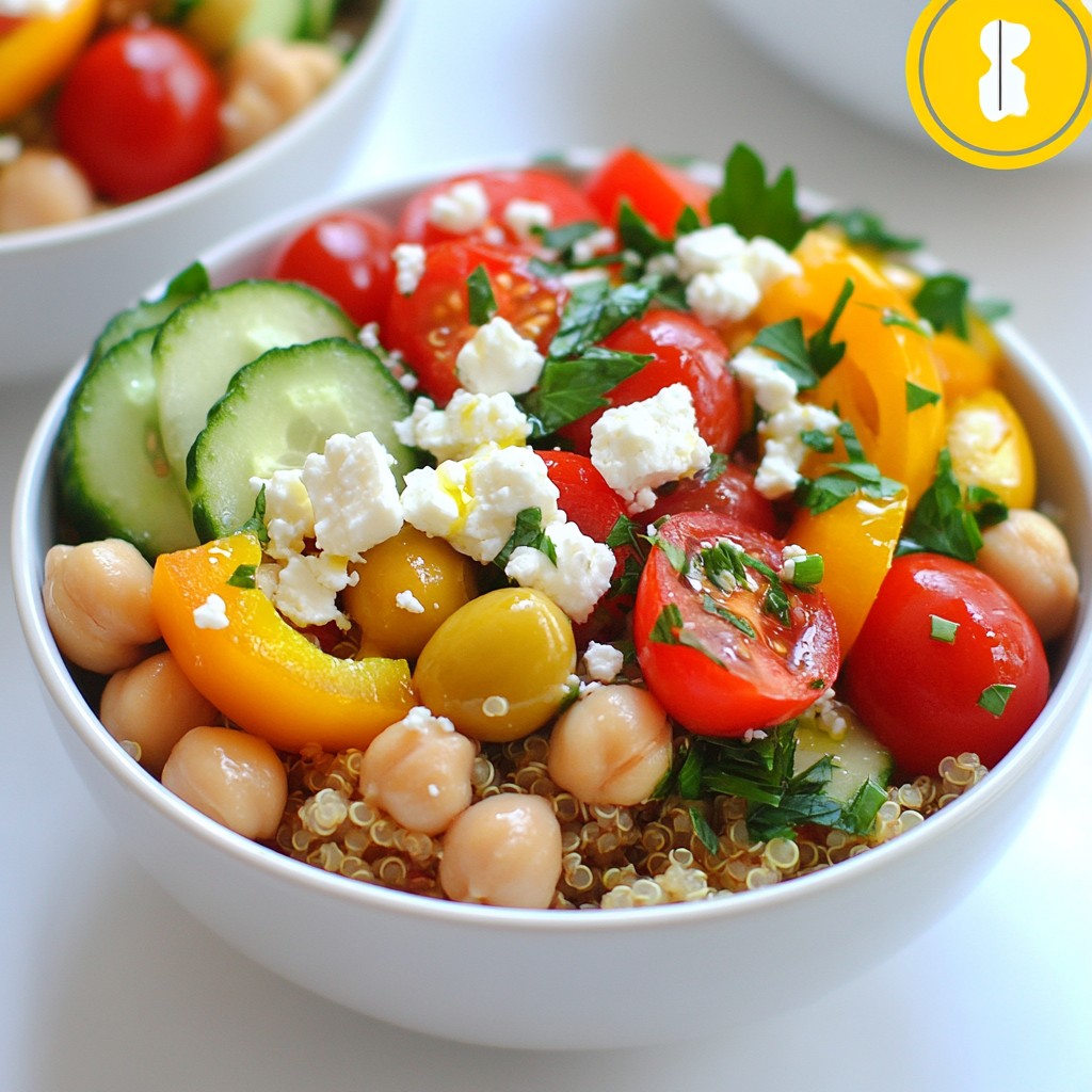 Mediterranean Quinoa Bowls Flavorful and Fresh Meal