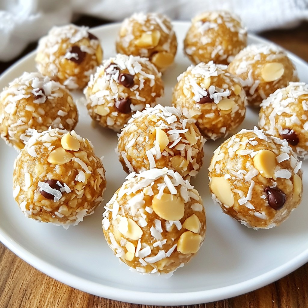 Almond Joy Energy Balls Easy and Delicious Snack