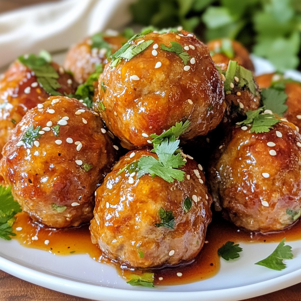 Orange Glazed Teriyaki Meatballs Easy Flavor Boost