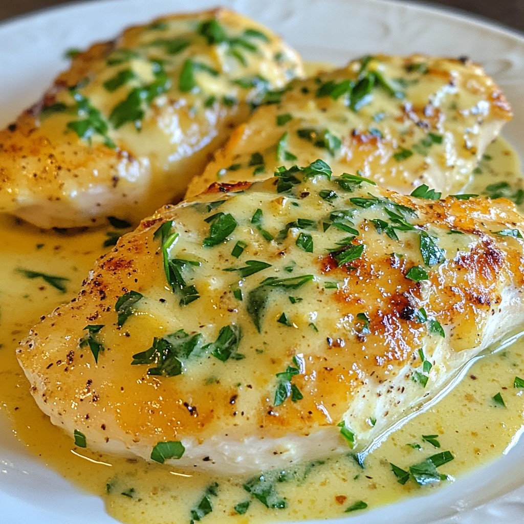 Creamy Garlic Parmesan Chicken Flavorful Dinner Option
