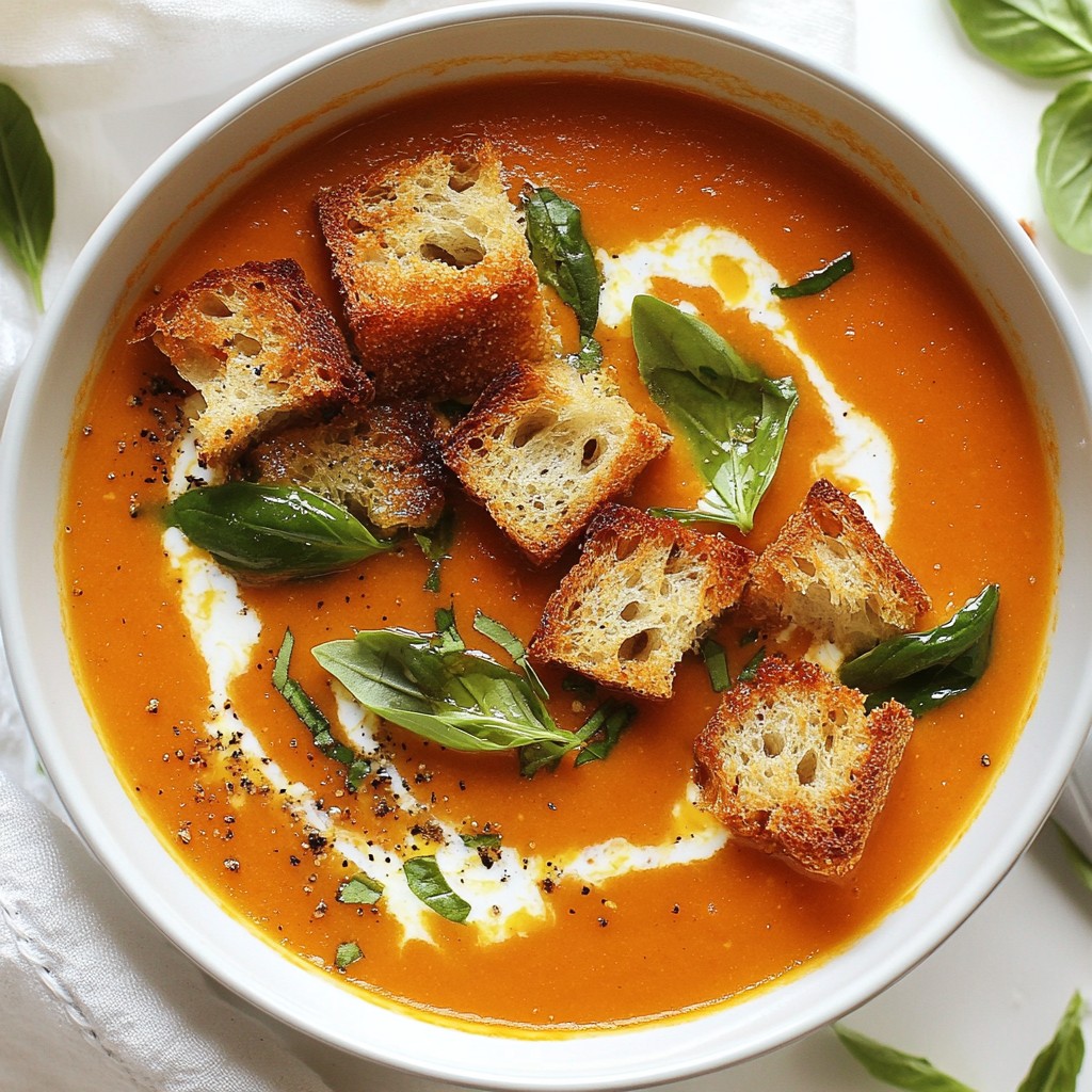 Instant Pot Tomato Basil Soup Quick and Flavorful Recipe