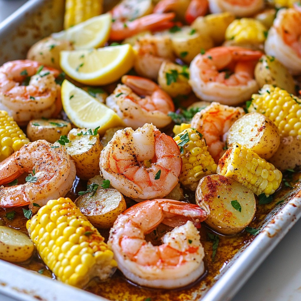 Sheet-Pan Shrimp Boil Easy and Flavorful Dinner Recipe