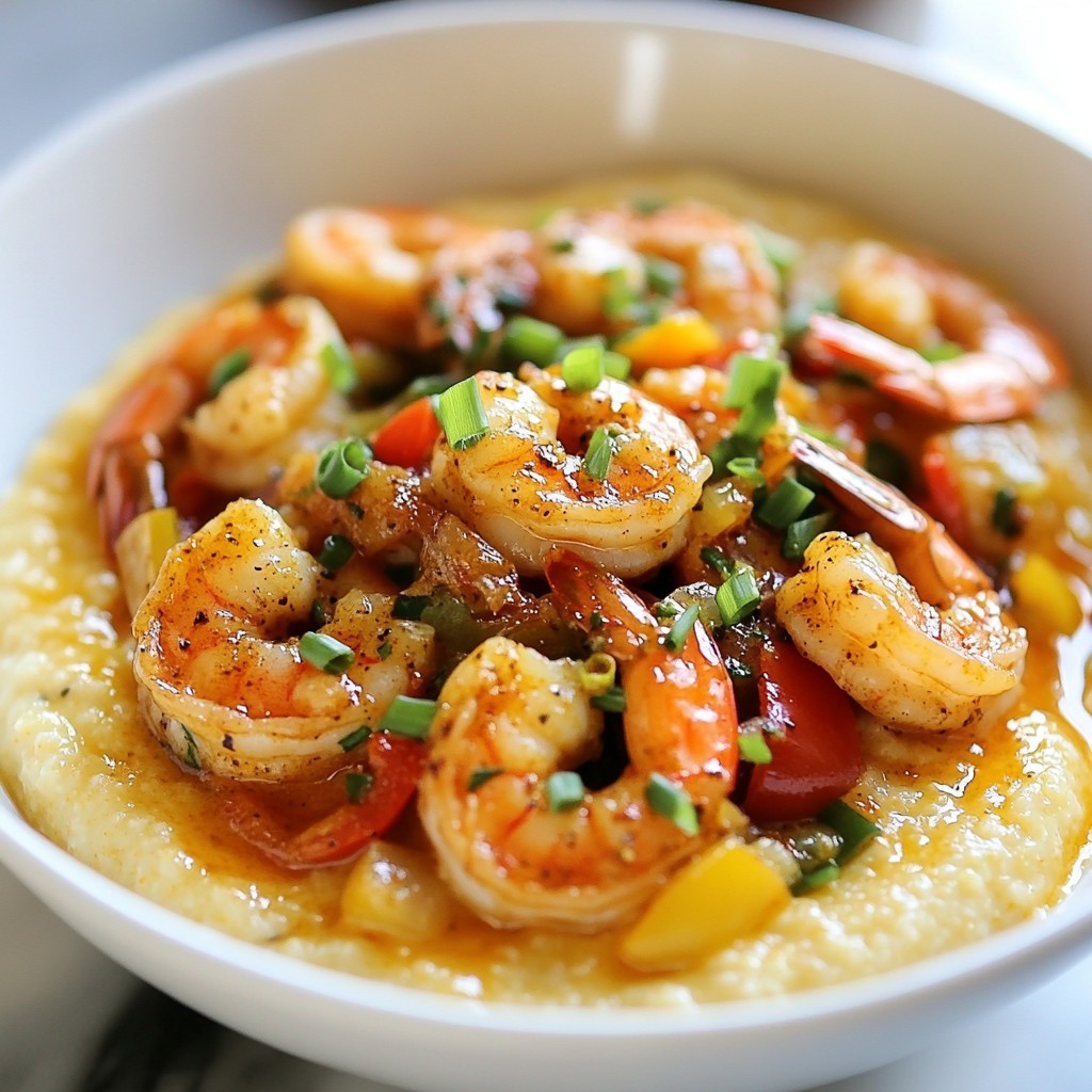 Creamy Cajun Shrimp Grits Flavorful and Savory Dish