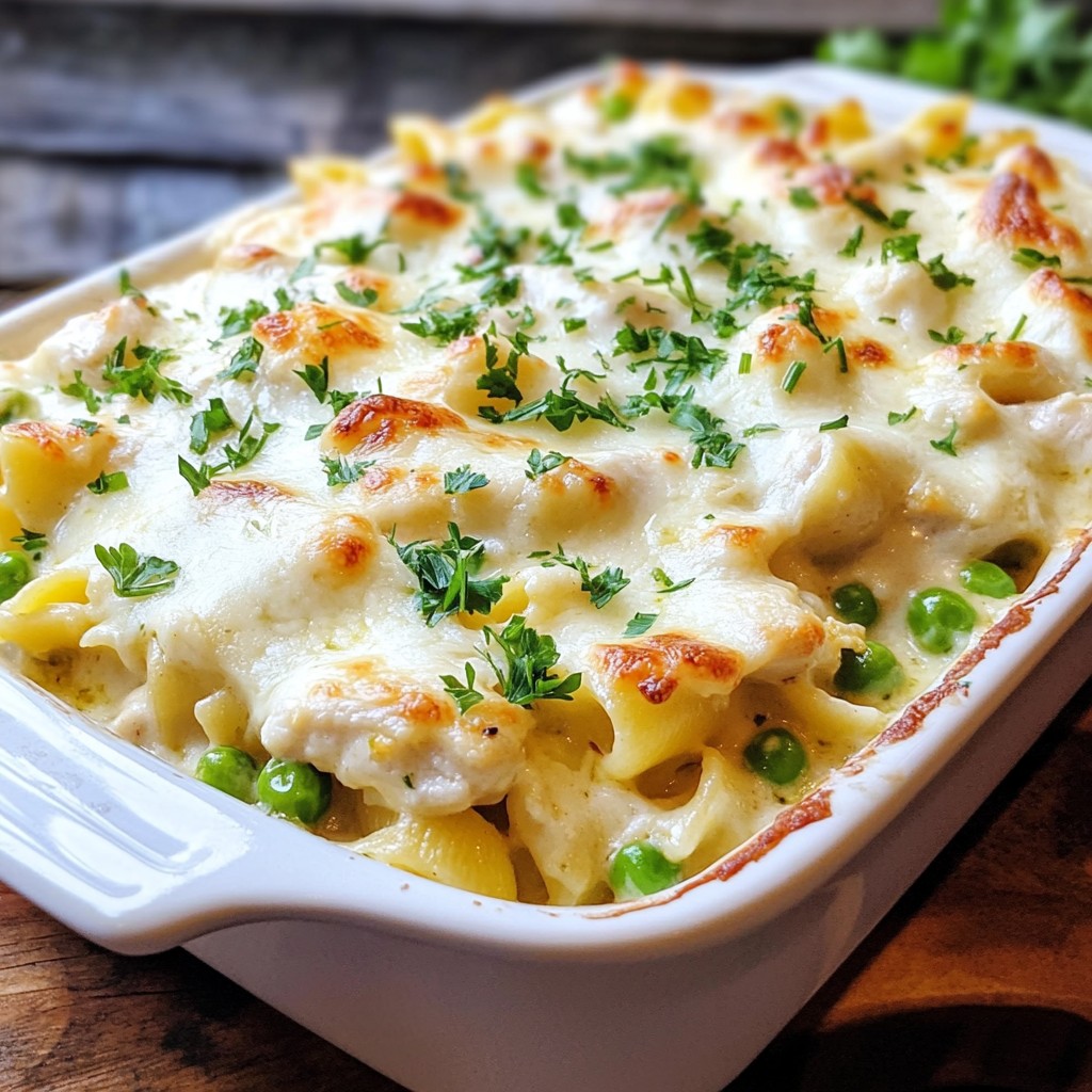 Cajun Chicken Alfredo Bake Flavorful and Easy Dish