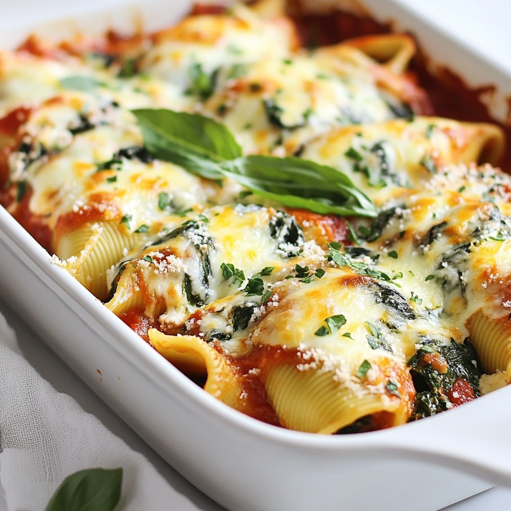 Spinach Ricotta Stuffed Shells Flavorful and Easy Recipe