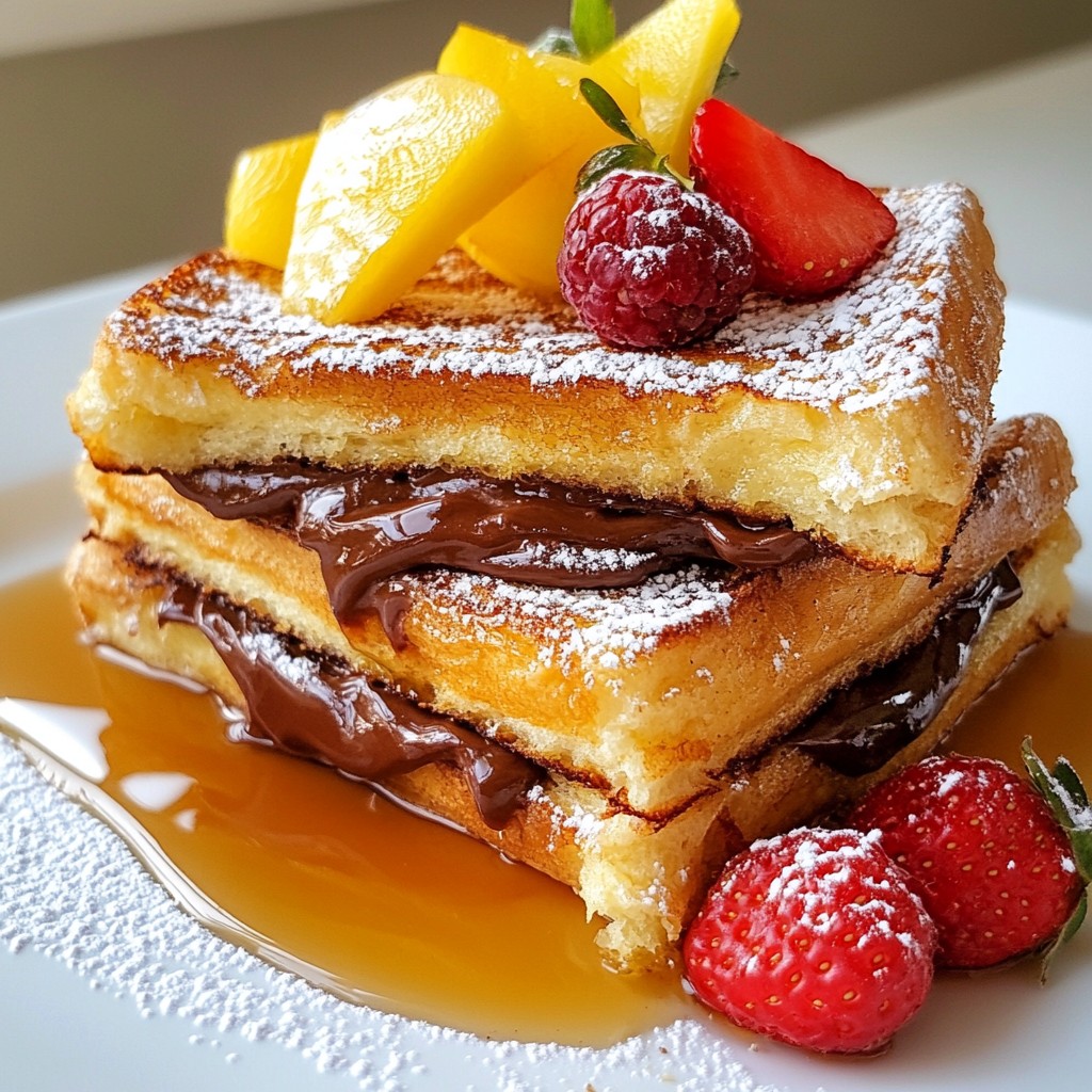 Nutella Stuffed French Toast Delightful and Easy Recipe