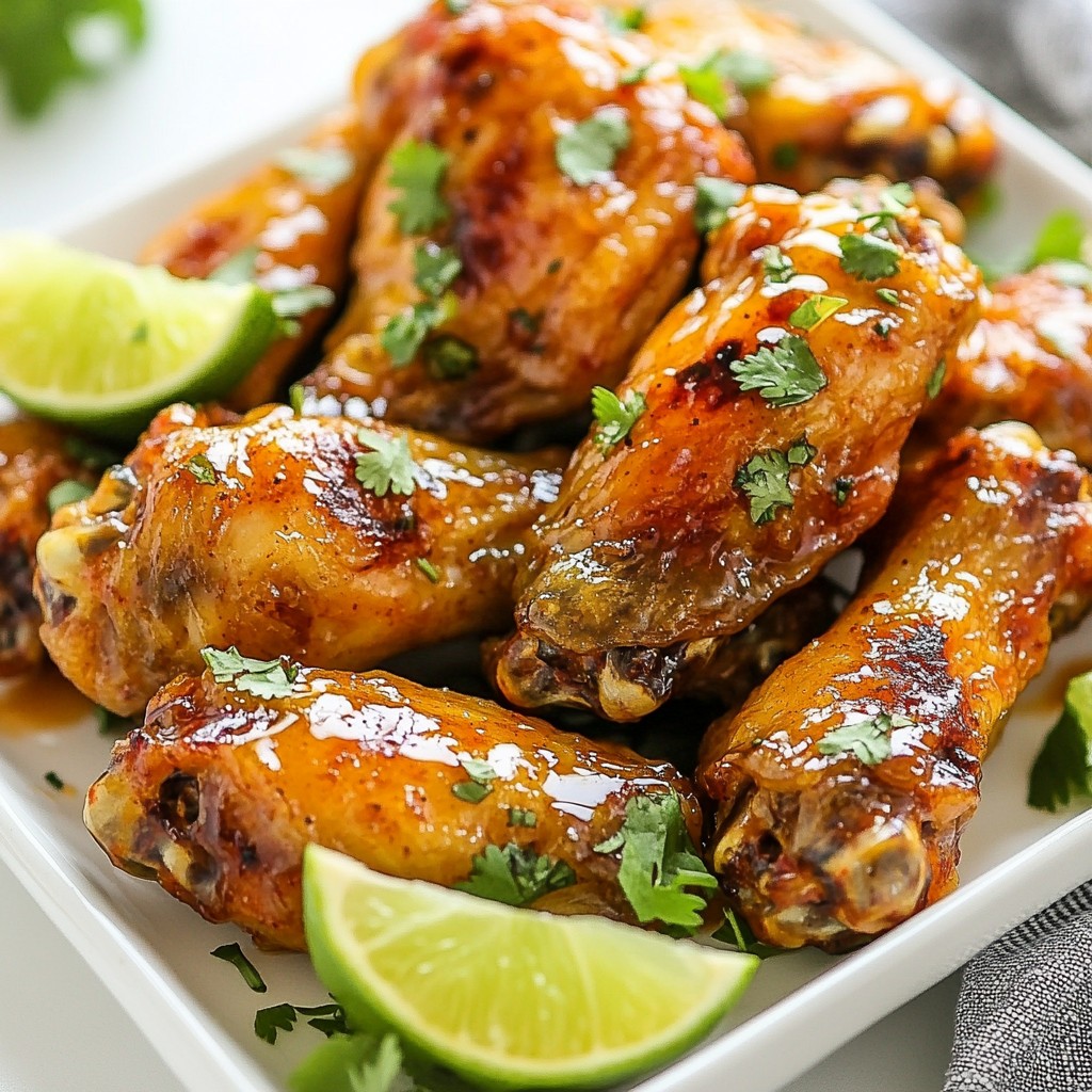 Honey Chipotle Chicken Wings Easy and Tasty Recipe