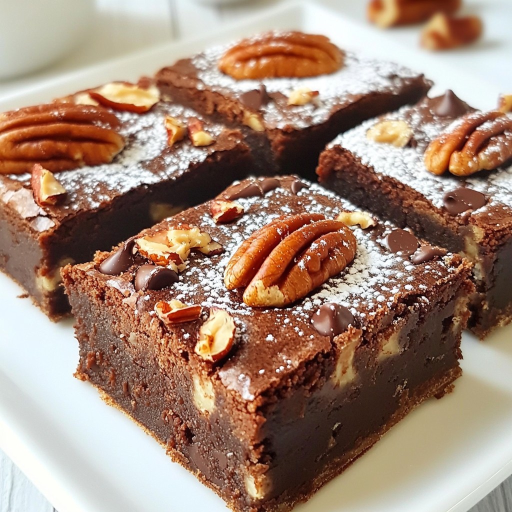Pecan Pie Brownies Deliciously Sweet and Decadent Treat