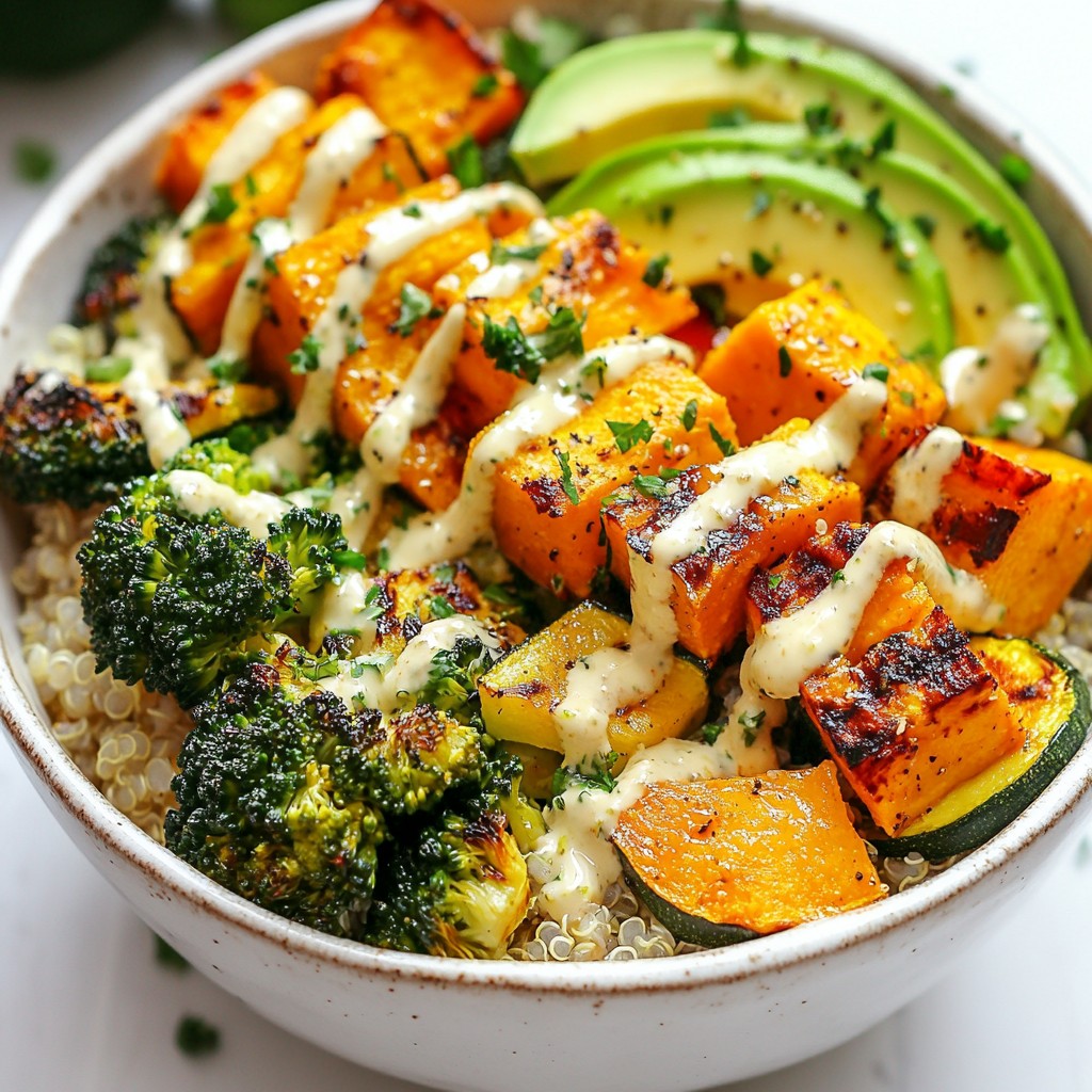 Roasted Veggie Buddha Bowls Packed with Flavor