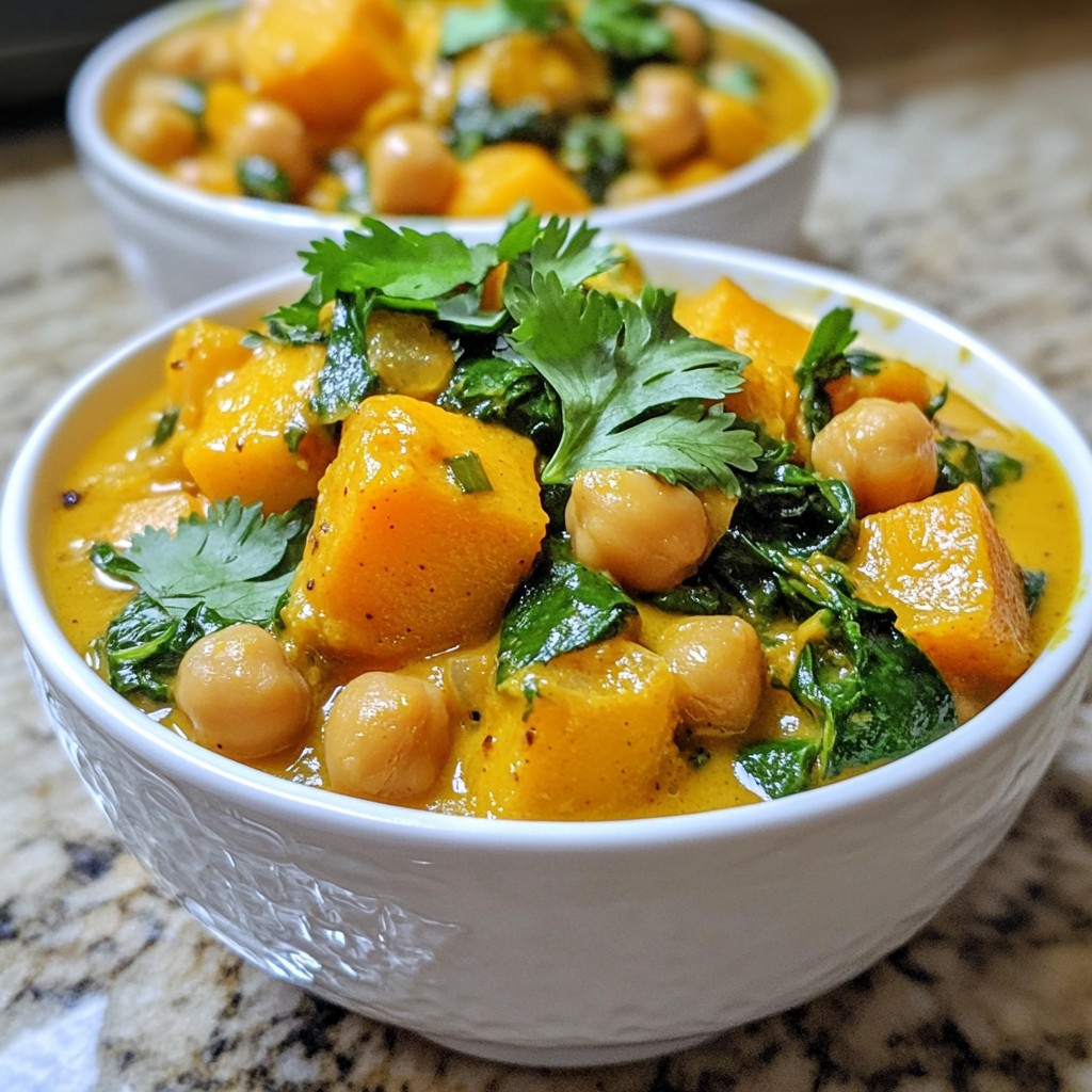 Sweet Potato Chickpea Curry Flavorful and Simple Dish