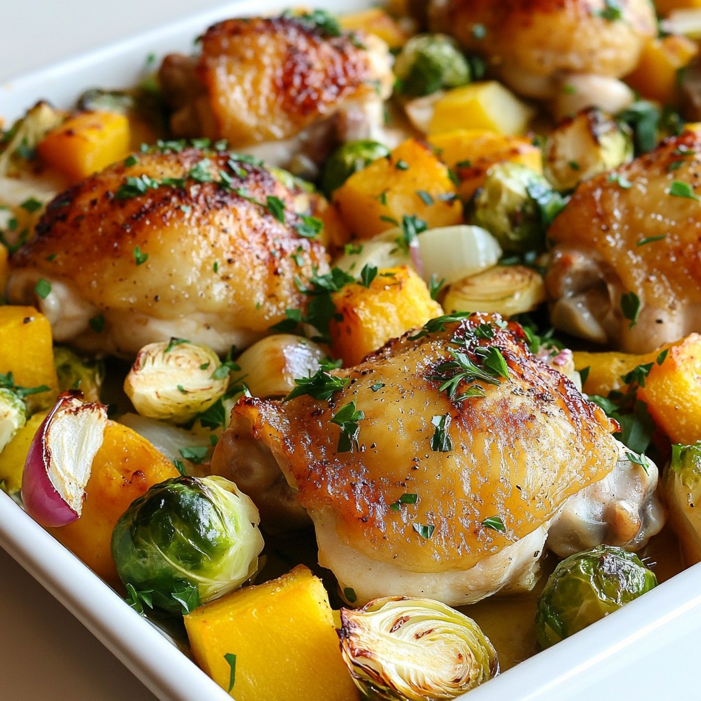 Sheet Pan Harvest Chicken Dinner Easy and Flavorful Meal