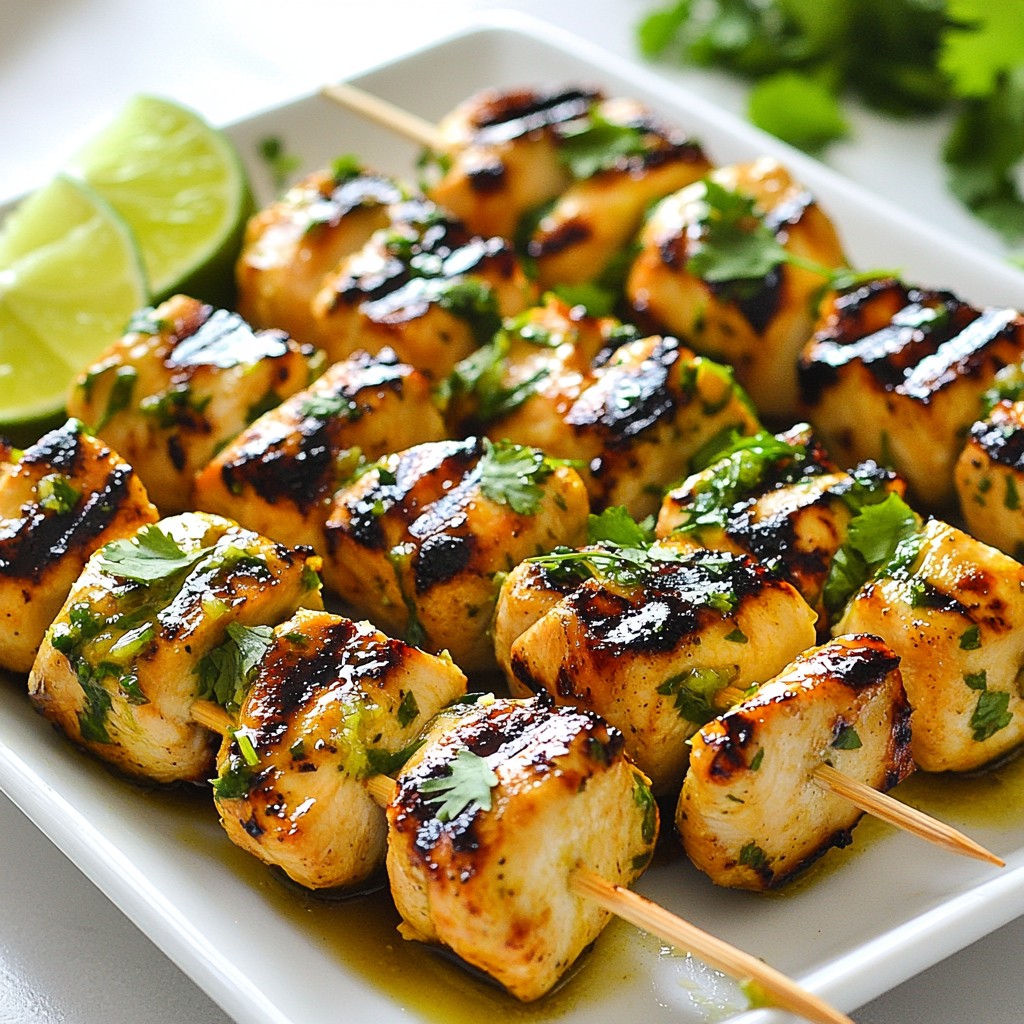 Habanero Lime Chicken Skewers Flavorful and Juicy Recipe